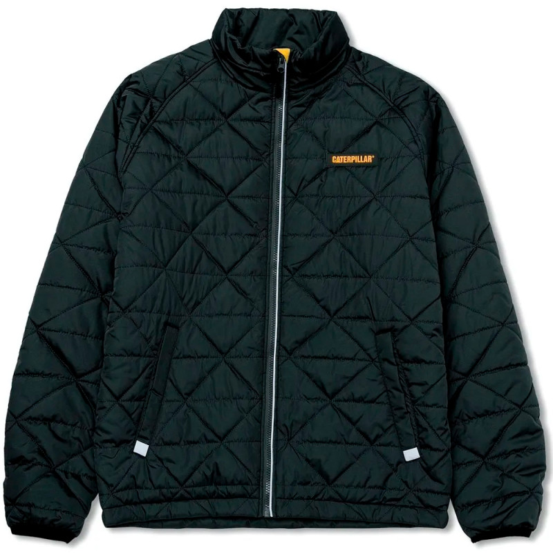 Jaqueta Caterpillar Masculino Mediumwight Insulated Triangle Quilted XL Preto - 4040116-10121