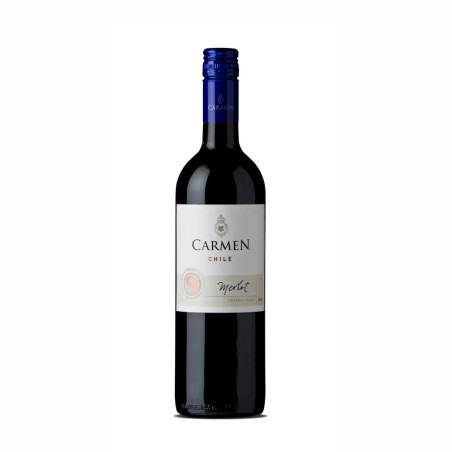 Vino Carmen Merlot 375ML - Tinto chileno Valle Central 375 ml