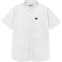 Camisa Caterpillar Masculino Poplin S/S M Branco - 4020091-10110