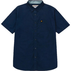 Camisa Caterpillar Masculino Poplin S/S XL Azul - 4020091-10118