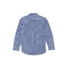 Camisa Lacoste Infantil Masculino CJ9707-FYL 08A  Xadrez Azul