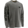 Camiseta Caterpillar Masculina Trademark Banner M Gris