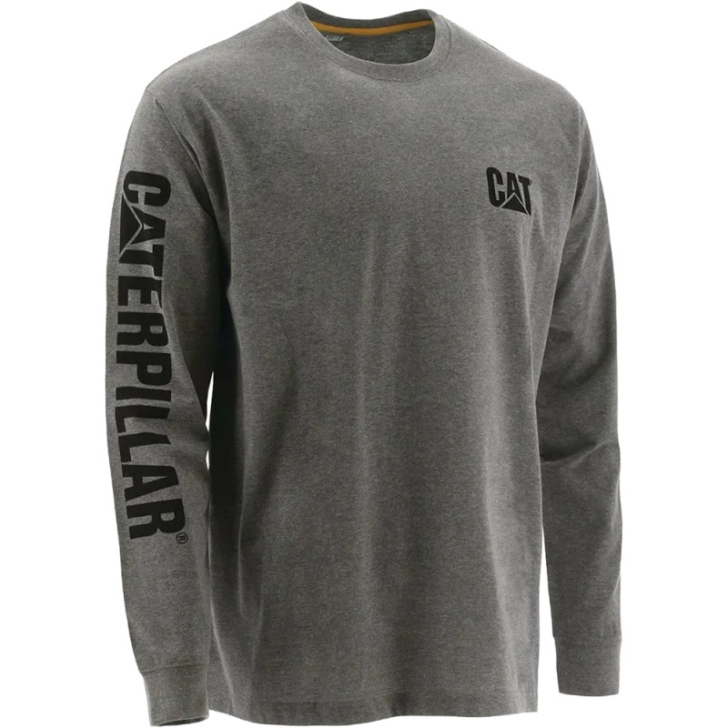 Camiseta Caterpillar Masculino Trademark Banner XL Cinza - 1510034-004