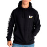 Caterpillar Trademark Banner Hooded Sweatshirt 2XL Black