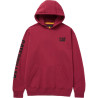 Moletom Caterpillar Masculino Trademark Banner Hooded S Bordó - 1910709-11600
