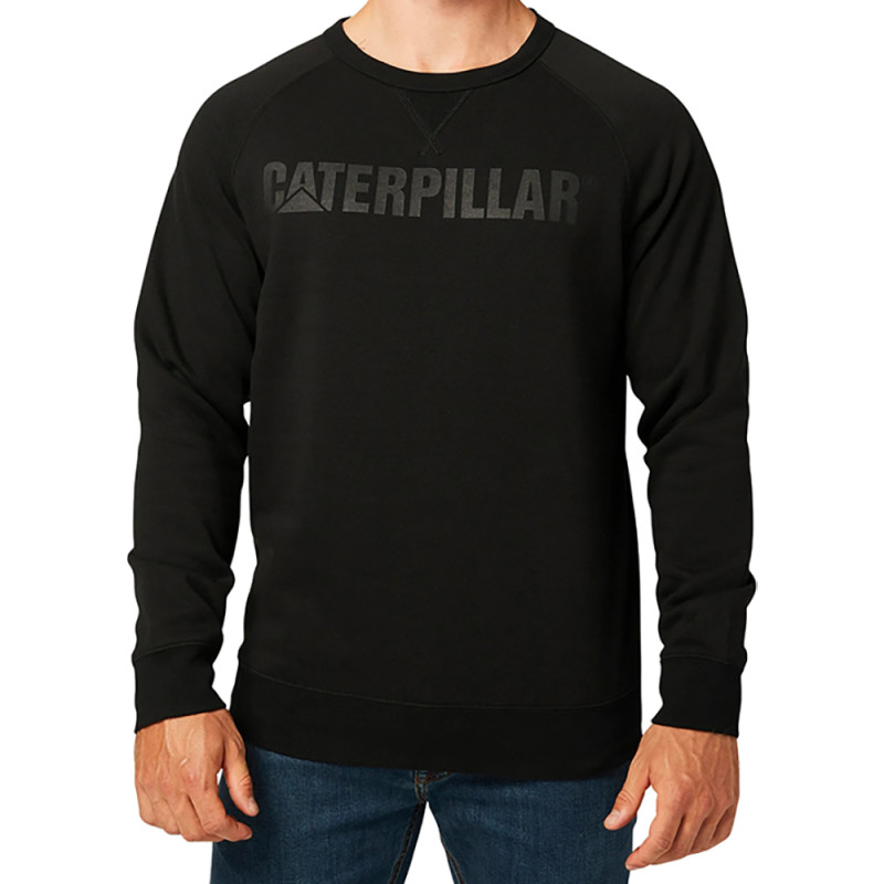 Caterpillar Men's Foundation Crewneck Sweatshirt XL Black