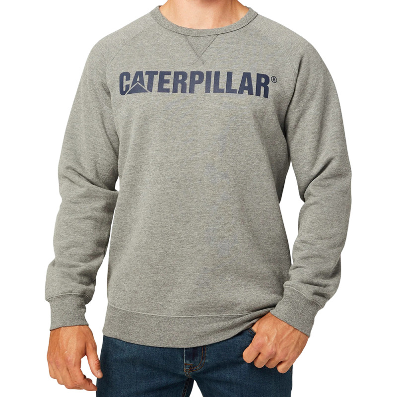 Moletom Caterpillar Masculino Foundation Crewneck L Cinza