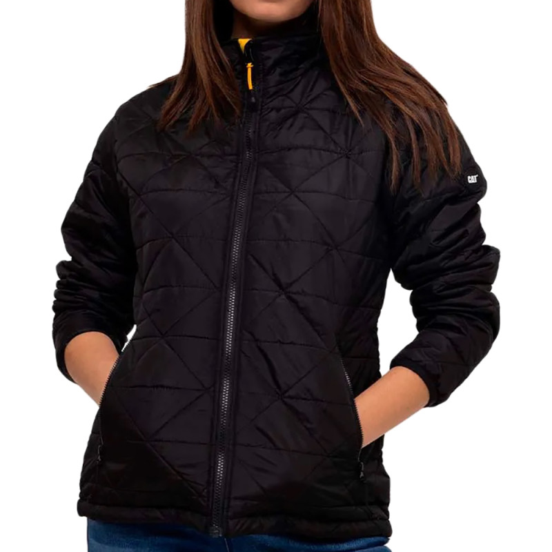 Caterpillar Women's Mediumwight Triangle Quilted Jacket P