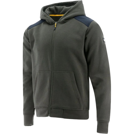 Moletom Caterpillar Masculino Essential Full Zip S Verde - 1910158-10639