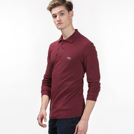 Camiseta Lacoste Polo Masculino L1313-SVN 05  Vermelho Vinho
