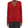 Camiseta Femenina Lacoste TF3821-YPW-40 Rojo - Algodón 40