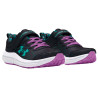 Tênis UNDER ARMOUR Infantil Feminino Assert 10 AC Printed 30 Preto/Roxo - 3027407-001