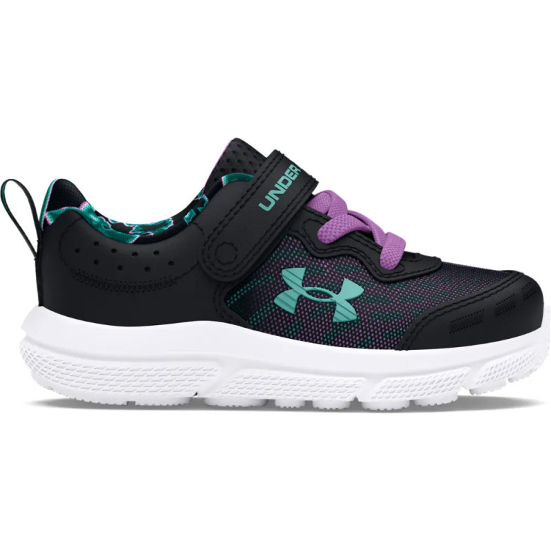 Tênis UNDER ARMOUR Infantil Feminino Assert 10 AC Printed 25 Preto - 3027408-001