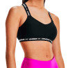 Top UNDER ARMOUR Feminino Crossback Low L Preto - 1361033-001