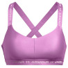 Top UNDER ARMOUR Feminino Crossback Low L Roxo - 1361033-560