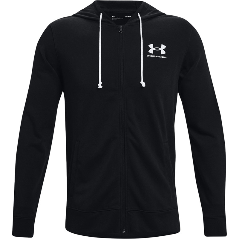 Moletom UNDER ARMOUR Masculino Rival Terry Zip XL Preto - 1370409-001