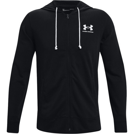 Moletom UNDER ARMOUR Masculino Rival Terry Zip XL Preto - 1370409-001