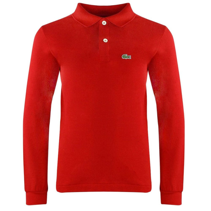 Camiseta Lacoste Polo Infantil Masculino PJ8915-5SX 02A  Vermelho