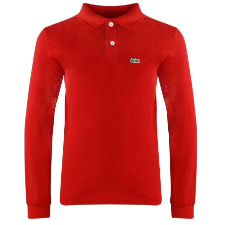 Camiseta Lacoste Polo Infantil Masculino PJ8915-5SX 02A  Vermelho