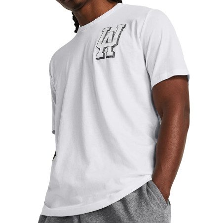 Camiseta UNDER ARMOUR Masculino Chrome Short Sleeve L Branco - 1382832-100