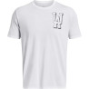 Camiseta UNDER ARMOUR Masculino Chrome Short Sleeve L Branco - 1382832-100