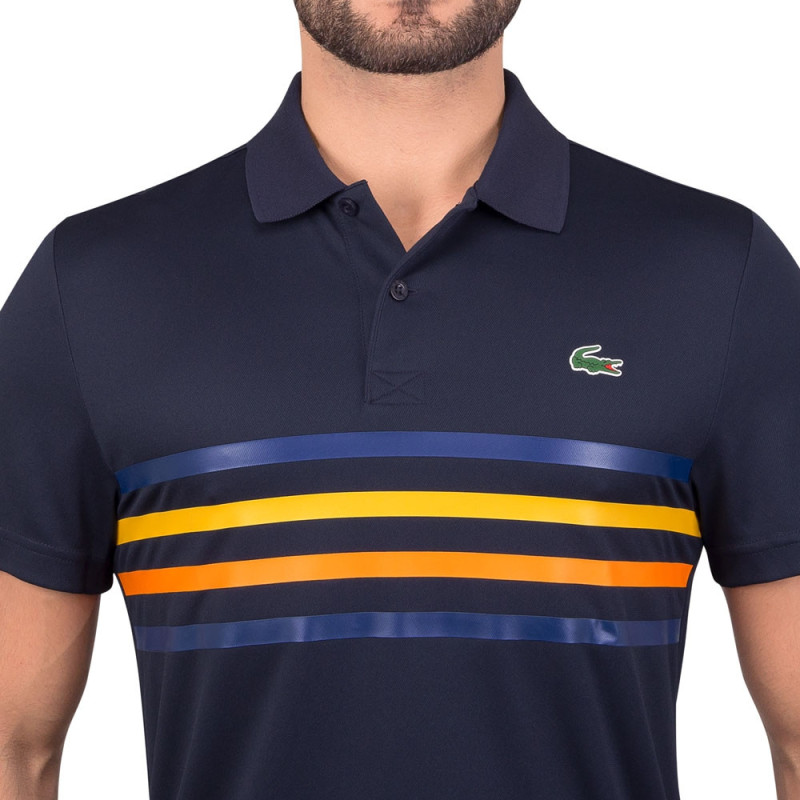 Camiseta Lacoste Polo Masculino DH3813-F9F 08  Azul