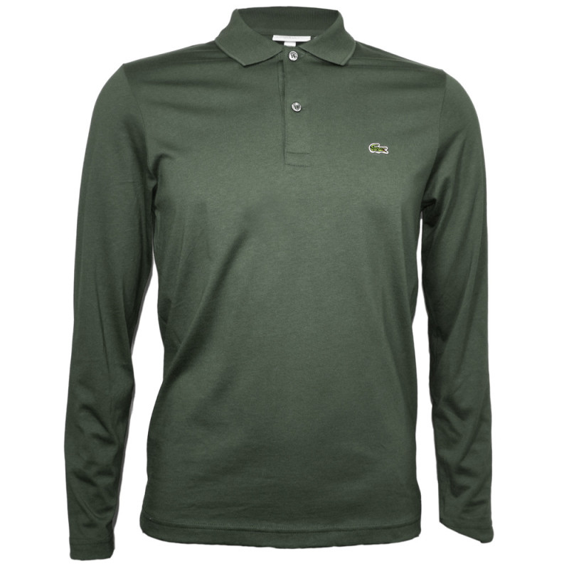 Polo Masculino Lacoste DH3813-U30 - Verde Muzgo - Algodón 100% 03