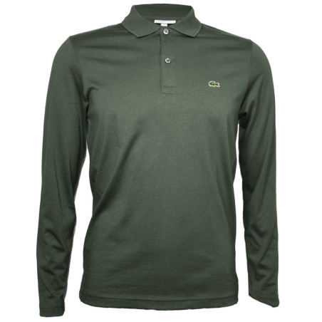 Polo Masculino Lacoste DH3813-U30 - Verde Muzgo - Algodón 100% 03