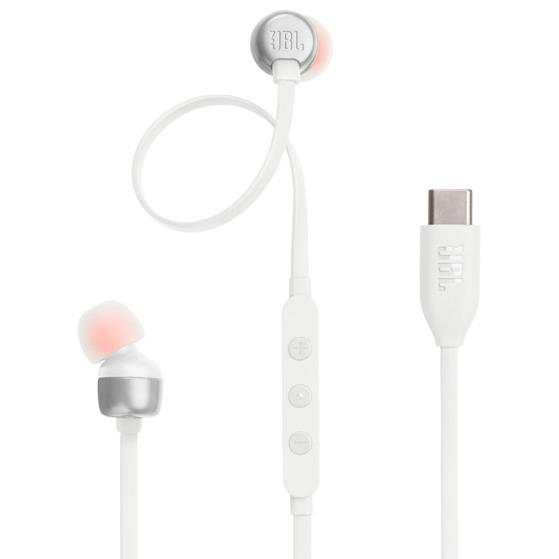 Fone de Ouvido JBL Tune 310C USB-C – Branco JBLT310CWHTAM