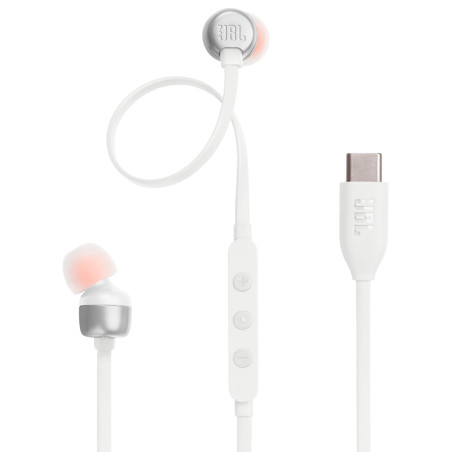Fone de Ouvido JBL Tune 310C USB-C – Branco JBLT310CWHTAM