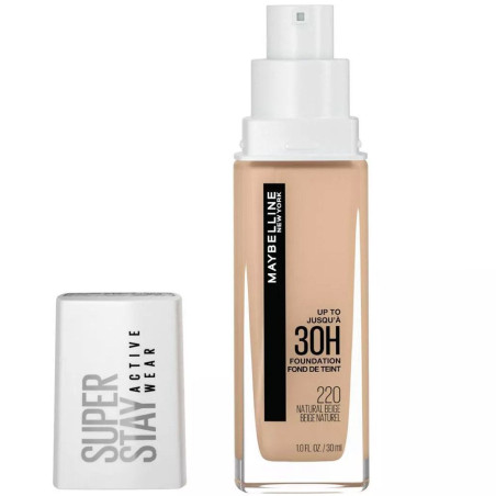 Base líquida Maybelline Super Stay Full Coverage 220 Beige