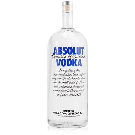 Vodka Absolut 4.5 L