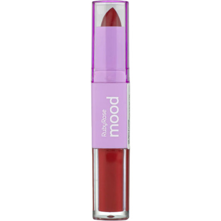 Ruby Rose Lipstick Duo Mood HB 8614-1 - Long-lasting shades