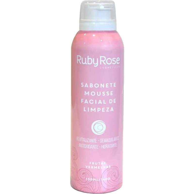 Ruby Rose Facial Cleansing Mousse Soap - Red Fruits