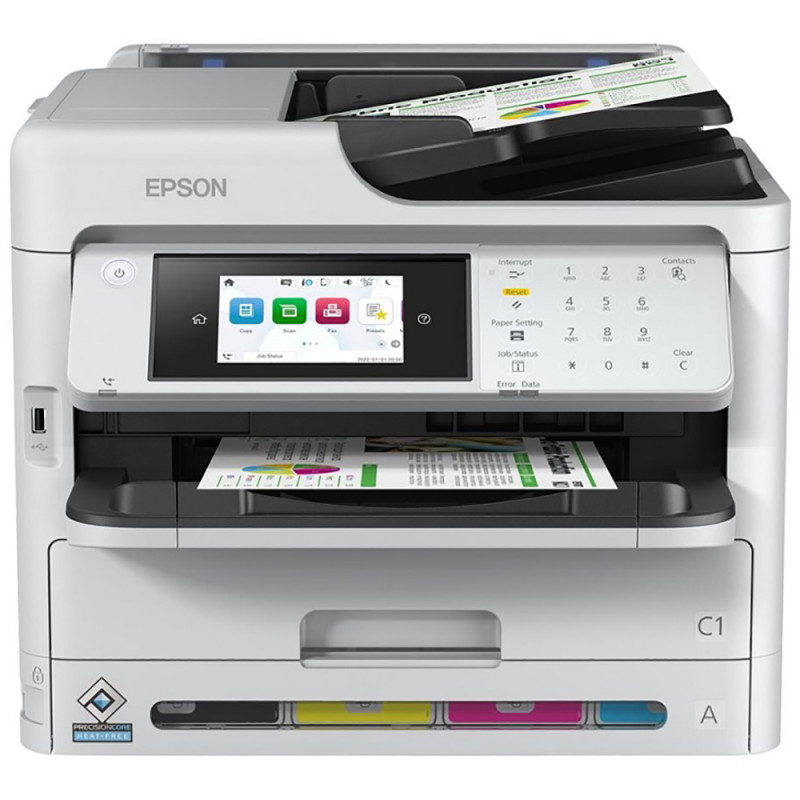 Impressora Epson WorkForce Pro WF-C5810 4X1 I/S/C/F Color Wi-Fi Bivolt - Branco