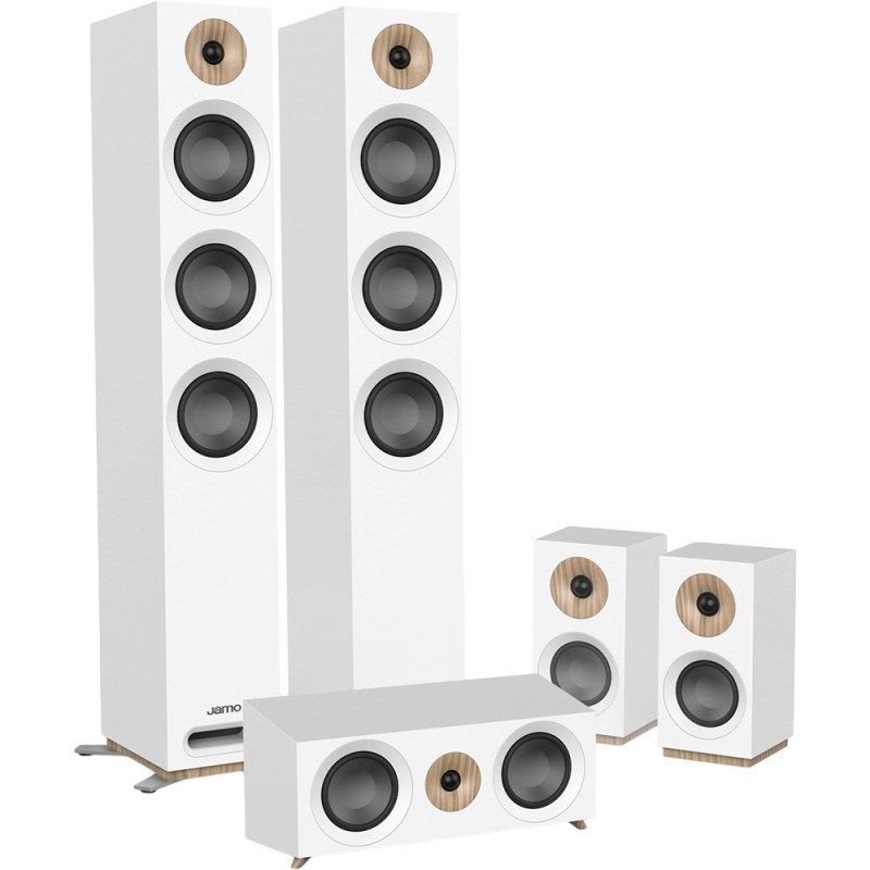 Sistema de Cinema Klipsch Jamo S 809 HCS 5.0 - Branco
