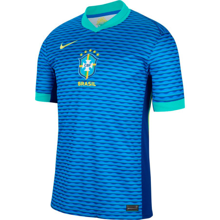Camiseta Nike Masculino Brasil Dri-Fit L Azul - FJ4283458
