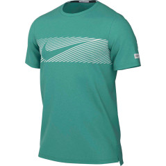 Camiseta Nike Masculino Miler Flash Dri-Fit UV XL Verde -...