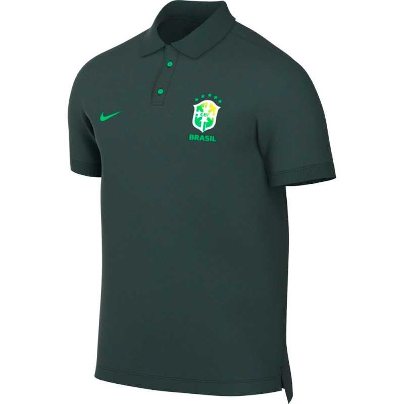Camiseta Nike Polo Masculino Sportswear Brasil Matchup S Verde - FJ7304397