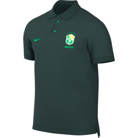 Camiseta Nike Polo Masculino Sportswear Brasil Matchup S Verde - FJ7304397