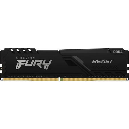 Memória Kingston DDR4 16GB 3200MHz Black Fury Beast – KF432C16BB/16