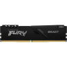 Memória Kingston DDR4 16GB 3200MHz Black Fury Beast – KF432C16BB/16