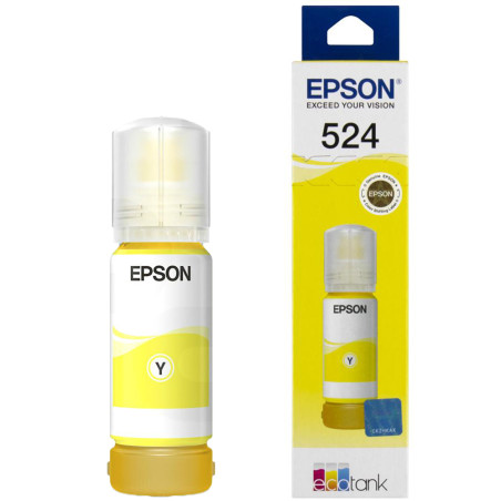Frasco de Tinta Epson T524420 L6490/L15150/L15160 70ML – Amarelo