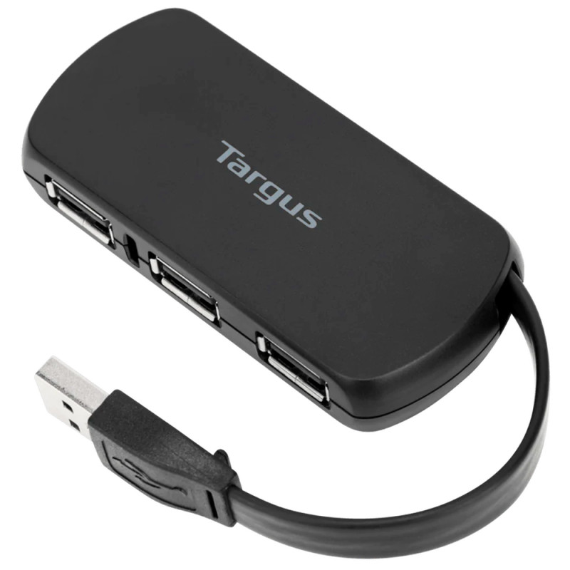 Hub Targus ACH114US 4 Portas USB 2.0 Preto - Compacto