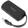Hub Targus ACH114US 4 Puertos USB 2.0 - Negro Compacto