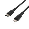 Cabo Belkin BoostCharge 1M USB-C/Lightning X8000 Preto – CAA003BT1MBK