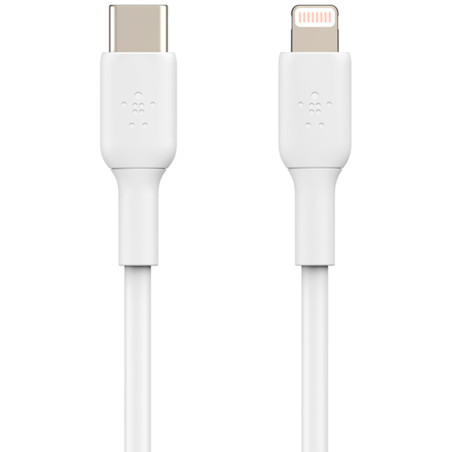 Cabo Belkin BoostCharge 1M USB-C/Lightning X8000 Branco – CAA003BT1MWH