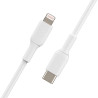 Cabo Belkin BoostCharge 1M USB-C/Lightning X8000 Branco – CAA003BT1MWH
