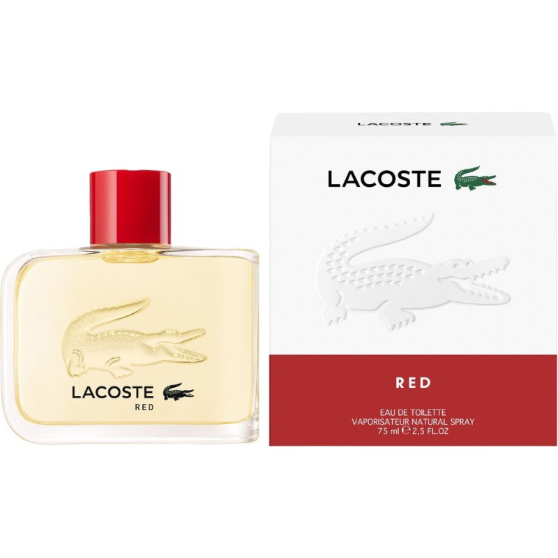 Lacoste Red Eau de Toilette for Men 75ML - Aromatic Fougère