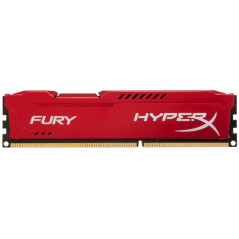 Memória Kingston DDR3 4GB 1600MHz Red Hyper-X Fury -...